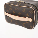 LOUIS VUITTON ルイヴィトン モノグラム ニース ミニ バニティバッグ ブラウン M44495 レディース モノグラムキャンバス ハンドバッグ 新同 中古 銀蔵