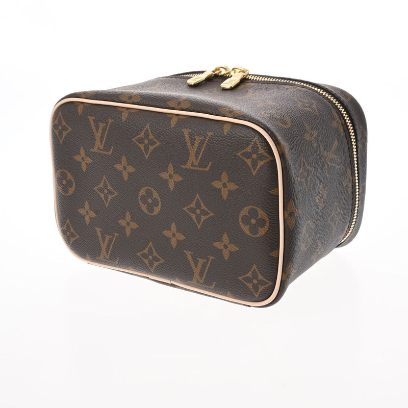 LOUIS VUITTON ルイヴィトン モノグラム ニース ミニ バニティバッグ ブラウン M44495 レディース モノグラムキャンバス ハンドバッグ 新同 中古 銀蔵