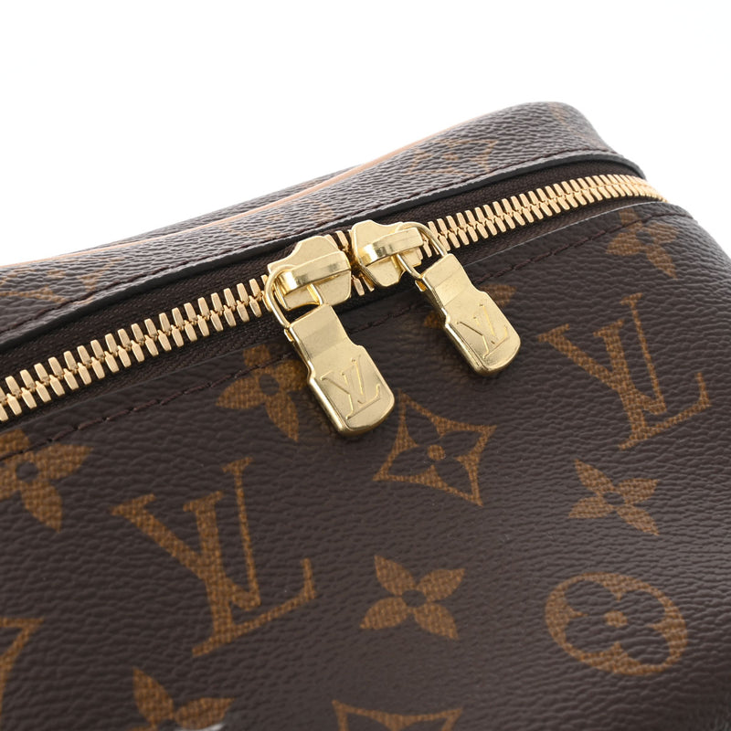 LOUIS VUITTON ルイヴィトン モノグラム ニース ミニ バニティバッグ ブラウン M44495 レディース モノグラムキャンバス ハンドバッグ 新同 中古 銀蔵