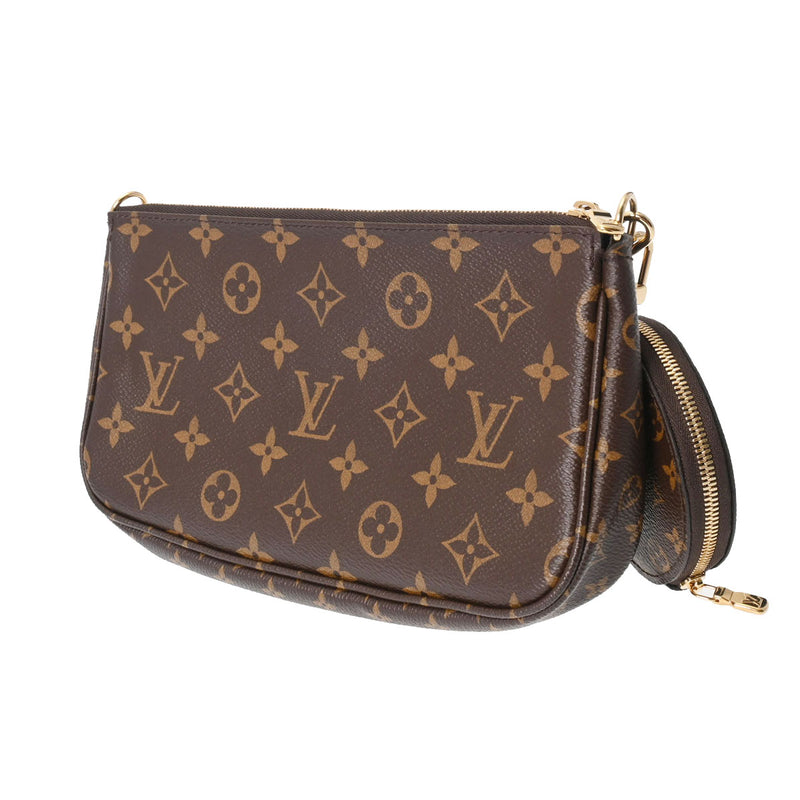 LOUIS VUITTON ルイヴィトン モノグラム ミュルティ ポシェットアクセソワール ローズクレール M44840 レディース モノグラムキャンバス ショルダーバッグ Aランク 中古 銀蔵