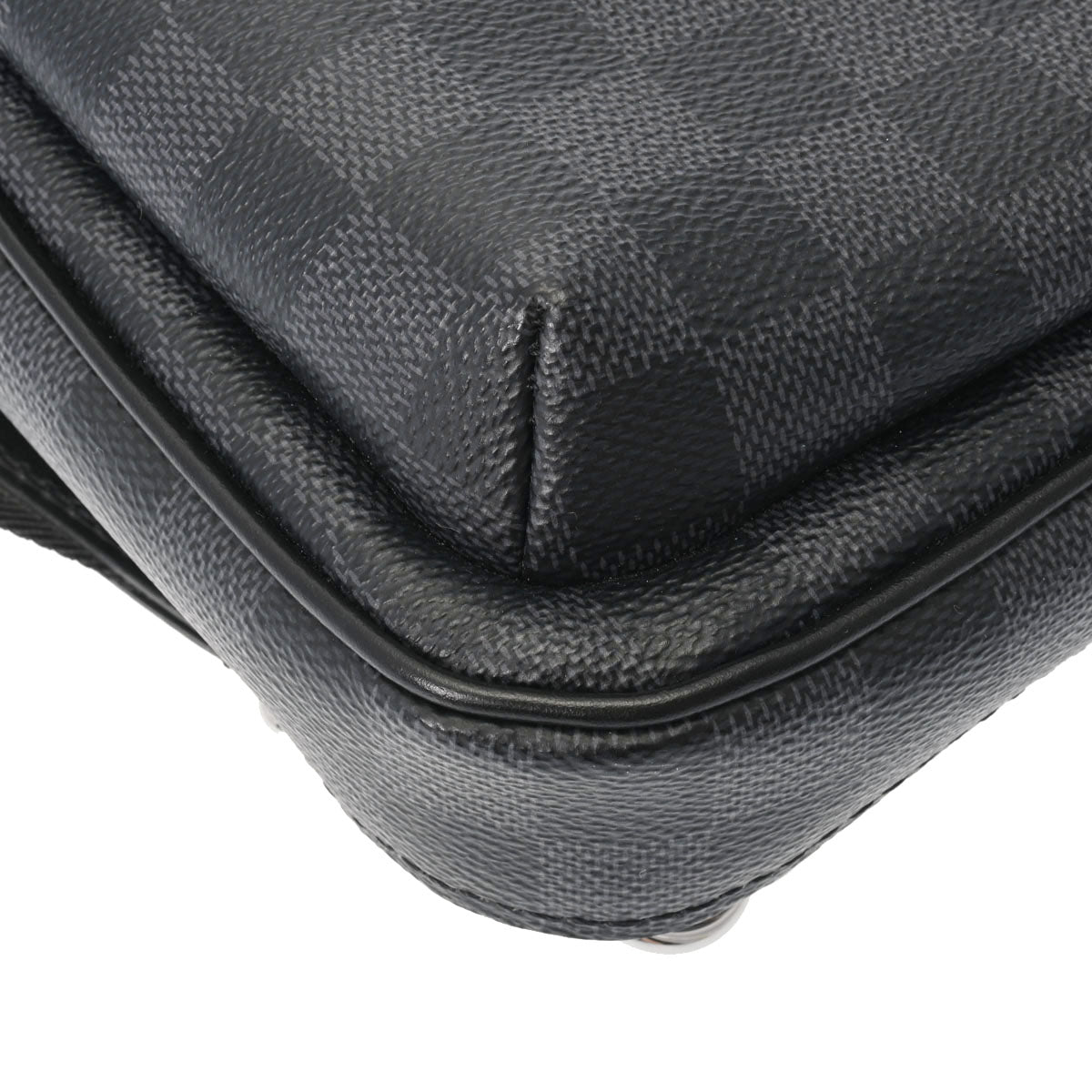 ルイヴィトンアヴェニュースリングバッグ 43027 黒 メンズ ダミエグラ