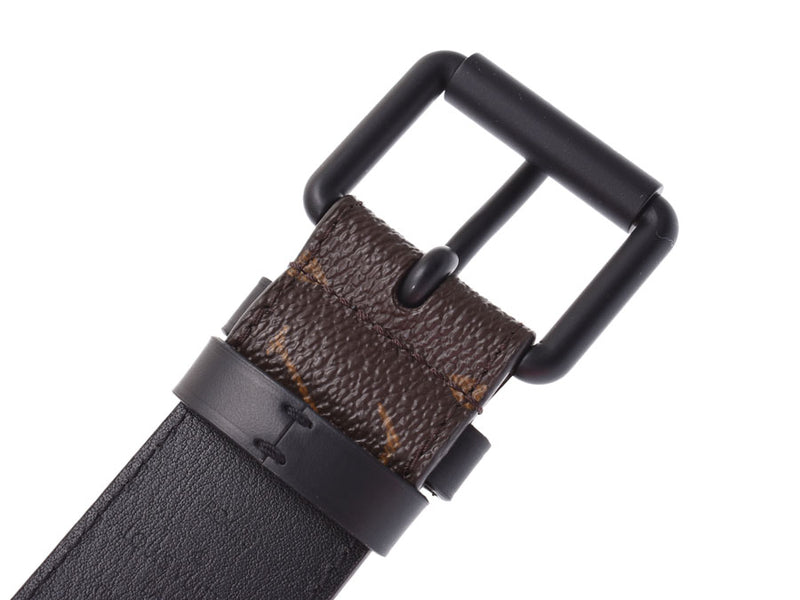 Louis Vuitton Monogram Saint-Tour Signature 35MM Chain Size 100 MP228 Brown/Black/Orange Men's Genuine Leather Belt Unused LOUIS VUITTON Used Ginzo