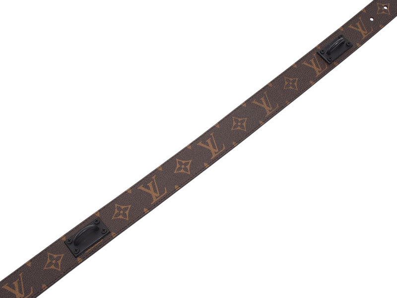 Louis Vuitton Monogram Saint-Tour Signature 35MM Chain Size 100 MP228 Brown/Black/Orange Men's Genuine Leather Belt Unused LOUIS VUITTON Used Ginzo