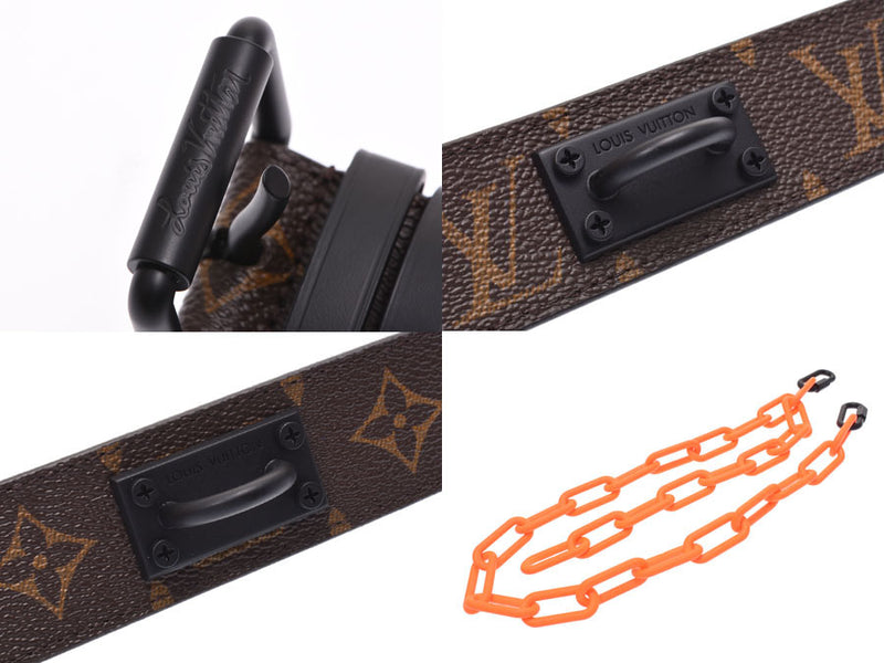 Louis Vuitton Mens Monogram Leather Belt MP228 Signature Belt Size