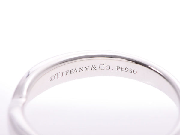 蒂芙尼婚礼戒指 #6 女士 Pt950 3.5g 戒指 A 级美容产品 TIFFANY_CO 盒二手银藏