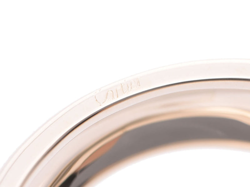 カルティエ ラブミーリング #60 メンズ レディース YG/WG 15.9g 指輪 Aランク 美品 CARTIER ギャラ 中古 銀蔵