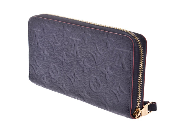 Louis Vuitton Anplant Zippy Wallet Marine Rouge M62121 Ladies Leather Long Wallet A Rank LOUIS VUITTON Used Ginzo