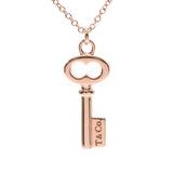 TIFFANY&Co. Tiffany Key Necklace Ladies K18YG Necklace Used