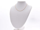 CARTIER Forsa chain chain necklace Unisex K18YG necklace A rank used Ginzo