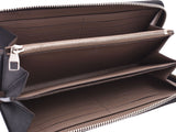 Louis Vuitton portofoy comet black M60146 men's women's leather long wallet AB rank LOUIS VUITTON used silver