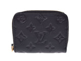 Louis Vuitton Anplant Zippy Coin Purse Black M60574 Men Women Ladies Leather Coin Purse Coin Case A Rank LOUIS VUITTON Used Ginzo