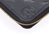 Louis Vuitton Anplant Zippy Coin Purse Black M60574 Men Women Ladies Leather Coin Purse Coin Case A Rank LOUIS VUITTON Used Ginzo