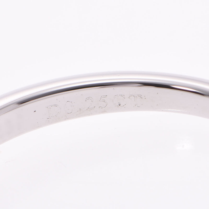 蒂芙尼公司 蒂芙尼公主切割戒指女士Pt950铂金钻石戒指-戒指号10.5使用