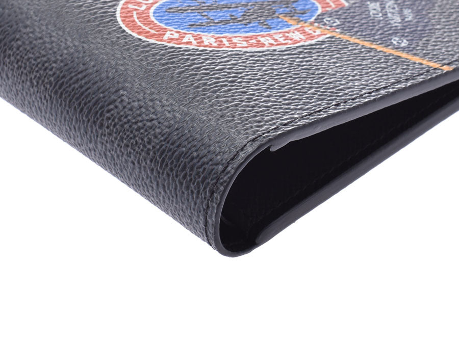 Louis Vuitton Graphit Portofoyille Multe Pulle Lv League Black