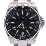 GUCCI Gucci Dive 136.4 Boys SS watch quartz black dial A rank used Ginzo