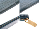 Louis Vuitton Exotic Zippy Wallet Blue Ladies Men's Croco Long Wallet B Rank LOUIS VUITTON Saitescopy Used Ginzo