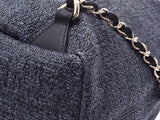 シャネル ドーヴィル バックパック 黒系 G金具 レディース ツイード リュック 未使用 美品 CHANEL ギャラ 中古 銀蔵