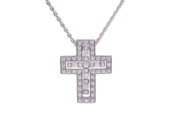 Damiani Belle Epoque Cross Necklace XS ladies WG diamond WG