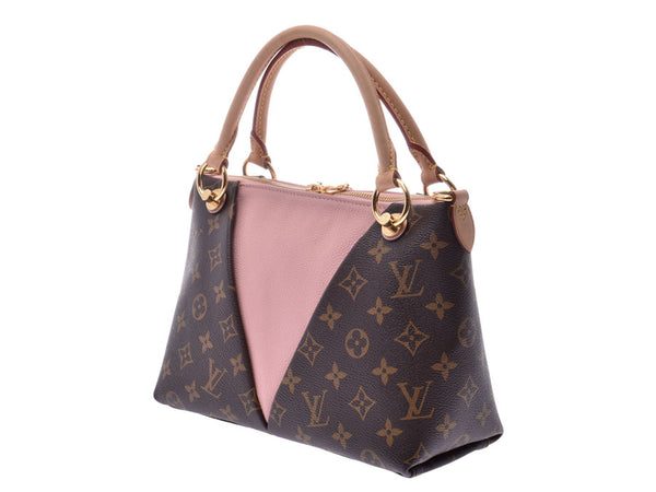 Louis Vuitton Monogram V Tote B rose poodle m43967 women's 2WAY bag
