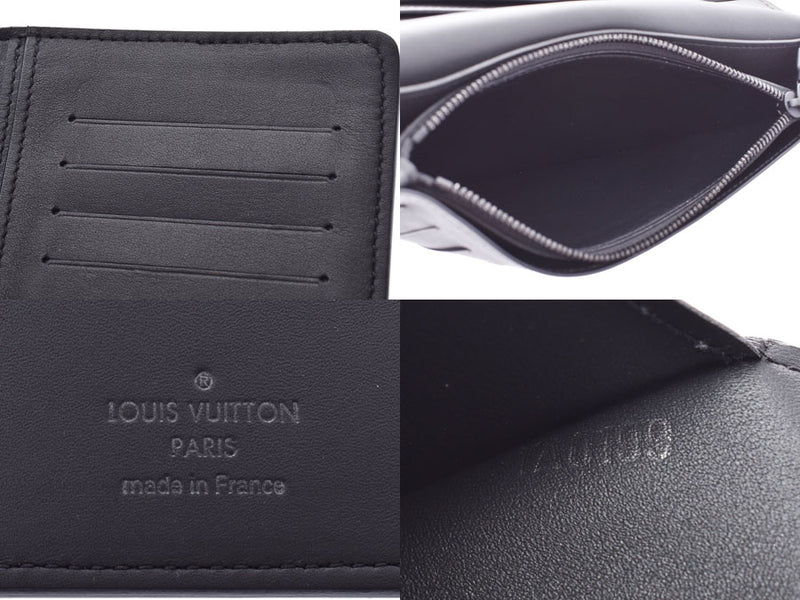 ルイヴィトン モノグラムシャドウ ポルトフォイユ ブラザ 黒 M62900 メンズ 本革 長財布 Aランク 美品 LOUIS VUITTON 中古 銀蔵