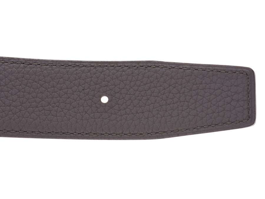 エルメス Hベルト サイズ90cm 黒/エタン SV金具 D刻印 メンズ