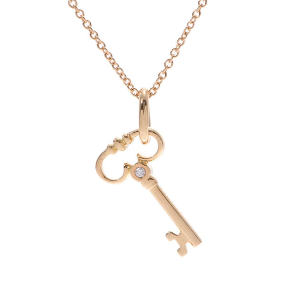 Tiffany & Co tiffany key necklace ladies 1p diamond / YG Necklace