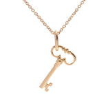 Tiffany & Co tiffany key necklace ladies 1p diamond / YG Necklace