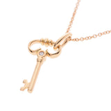 Tiffany & Co tiffany key necklace ladies 1p diamond / YG Necklace