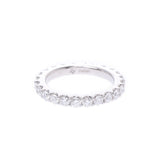 Ponte Vecchio Diamond 1.41ct Eternity Ring No. 9 Ladies Pt900 Platinum Ring/Ring A Rank Used Ginzo