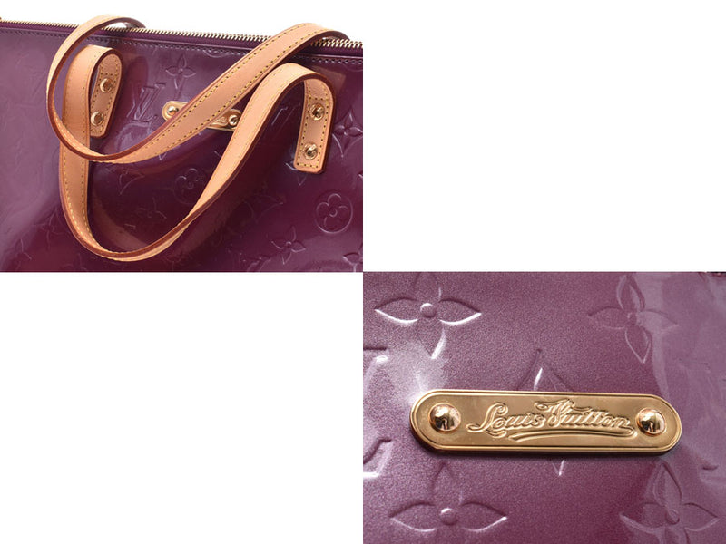 LOUIS VUITTON Monogram Vernis Bellevue PM Hand Bag Violet M93584