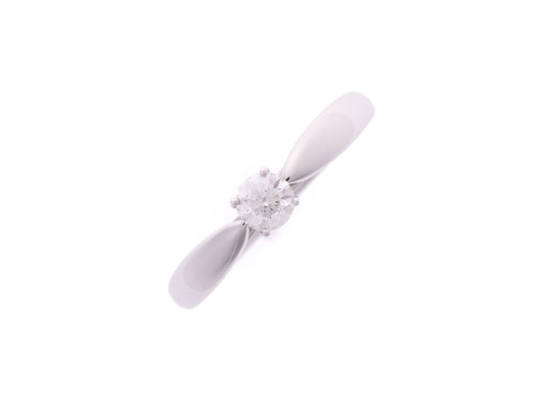 蒂芙尼和谐戒指#9女士PT950钻石0.20CT3.1G A级美蒂芙尼&Co内框使用银首饰