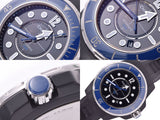 Chanel J12 42mm Marine Black Dial Blue Bezel H2559 Men's Black Ceramic/Rubber Automatic Watch A Rank Good Condition CHANEL Used Ginzo