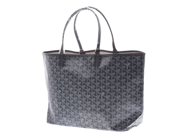 Goyal Saint-Louis PM Grey Women's Men's PVC Tote Bag Unused Beauty GOYARD Pouch Used Ginzo