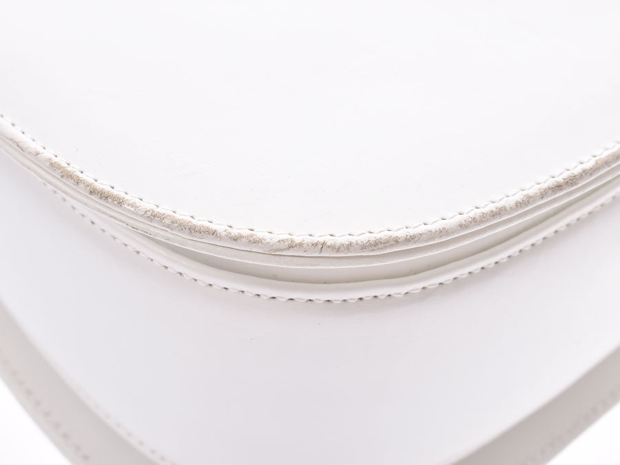 グッチ バンブー 2WAYハンドバッグ 白 レディース カーフ AB