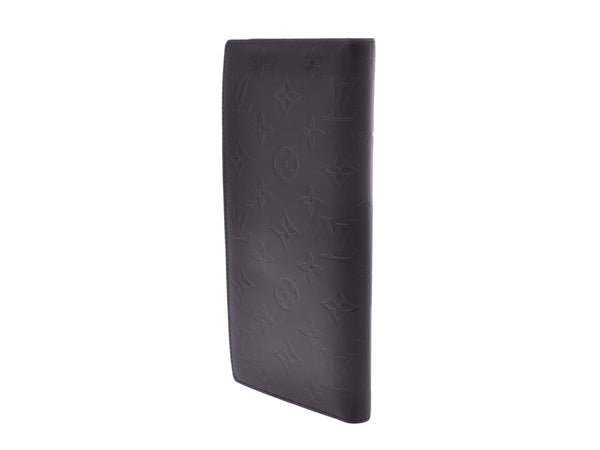 Louis Vuitton Glase Portofoille Double Cafe M66480 Men's Genuine Leather Long Wallet AB Rank LOUIS VUITTON Used Ginzo