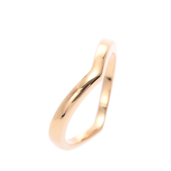 TIFFANY&Co. Tiffany V Band Ring No. 9 Ladies K18YG Ring/Ring A Rank Used Ginzo