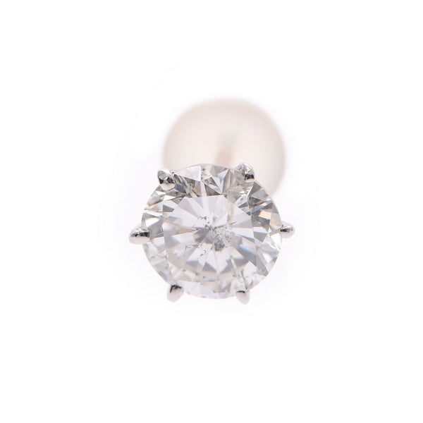 其他单耳钻石1.155ct J-I1-G中性Pt900白金耳环新银藏