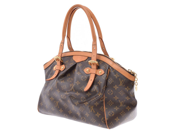 Louis Vuitton Monogram Tivoli GM Brown M40144 Ladies Genuine Leather Handbag B Rank LOUIS VUITTON Used Ginzo