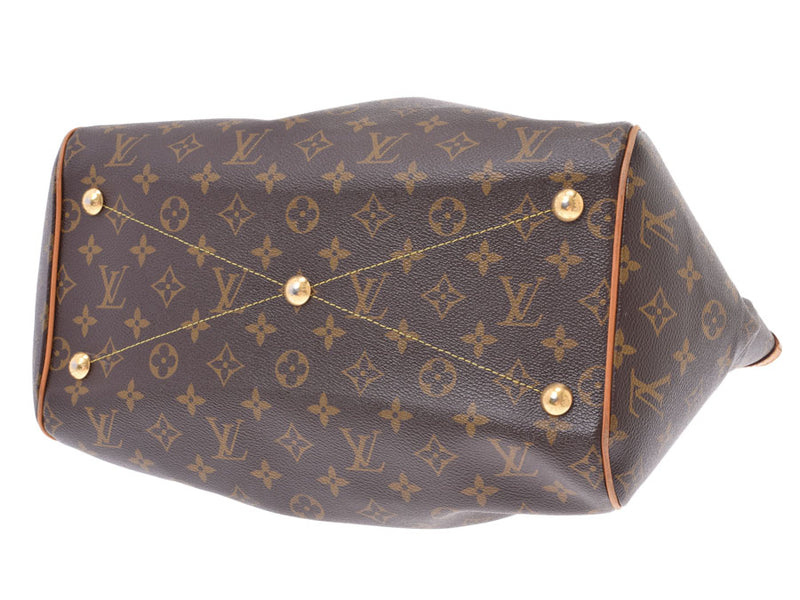 Louis Vuitton Monogram Tivoli GM Brown M40144 Ladies Genuine Leather Handbag B Rank LOUIS VUITTON Used Ginzo