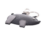 Louis Vuitton Eclipse Portocre Animal Pig Black MP1994 Men's Women's Genuine Leather Bag Charm Keychain A Rank LOUIS VUITTON Used Ginzo