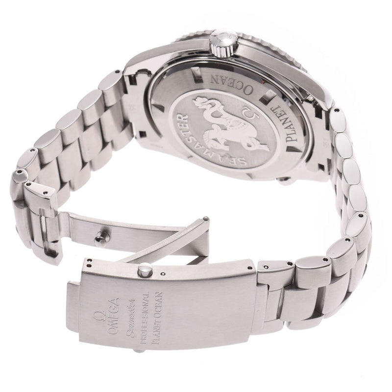 OMEGA Omega SimStar Pro Planet Ocean 2208.50 Men' s Warm, watch, black, black, black, literally, AB, rank, used silver razor.