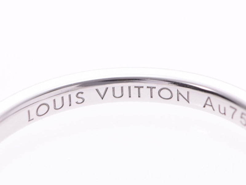 LOUIS VUITTON ルイヴィトン アリアンス ダイヤ エタニティリング #57 16.5号 ユニセックス K18WG リング・指輪 Aランク 中古 銀蔵