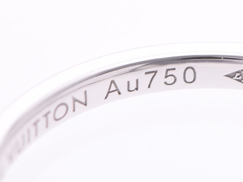 LOUIS VUITTON Louis Vuitton Alliance Diamond Eternity Ring #57 No. 16.5 Unisex K18WG Ring/Ring A Rank Used Ginzo