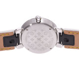 LOUIS VUITTON Louis Vuitton, monogram, 8P, 8, diamond, Q12MG Ladies, SS/leather, leather watch, quait, silver, a rank, used silver possession.