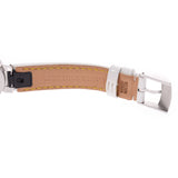 LOUIS VUITTON Louis Vuitton, monogram, 8P, 8, diamond, Q12MG Ladies, SS/leather, leather watch, quait, silver, a rank, used silver possession.