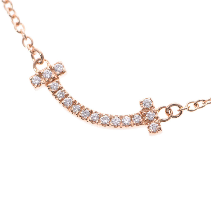 Tiffany & Co Tiffany t smile Necklace micro Womens Diamond RG Necklace