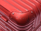 Supreme x Rimowa Topaz 82L Red Men's Women's Suitcase Carry Case B Rank SUPREME x RIMOWA Used Ginzo