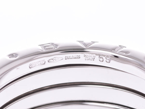 Bvlgari B-ZERO Ring Size S #59 Women's Men's WG 12.1g Ring A Rank Beauty BVLGARI Used Ginzo