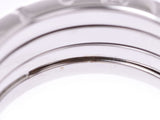 ブルガリ B-ZEROリング サイズS #59 レディース メンズ WG 12.1g 指輪 Aランク 美品 BVLGARI 中古 銀蔵