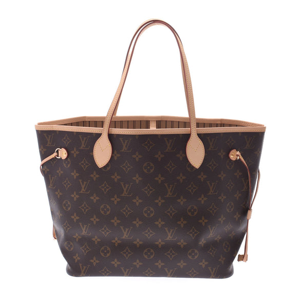 LOUIS VUITTON路易威登Monogram Neverfull MM米色M40995中性手提袋未使用Ginzo